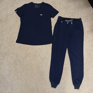 Figs Technical Collection Navy Scrub Set XS